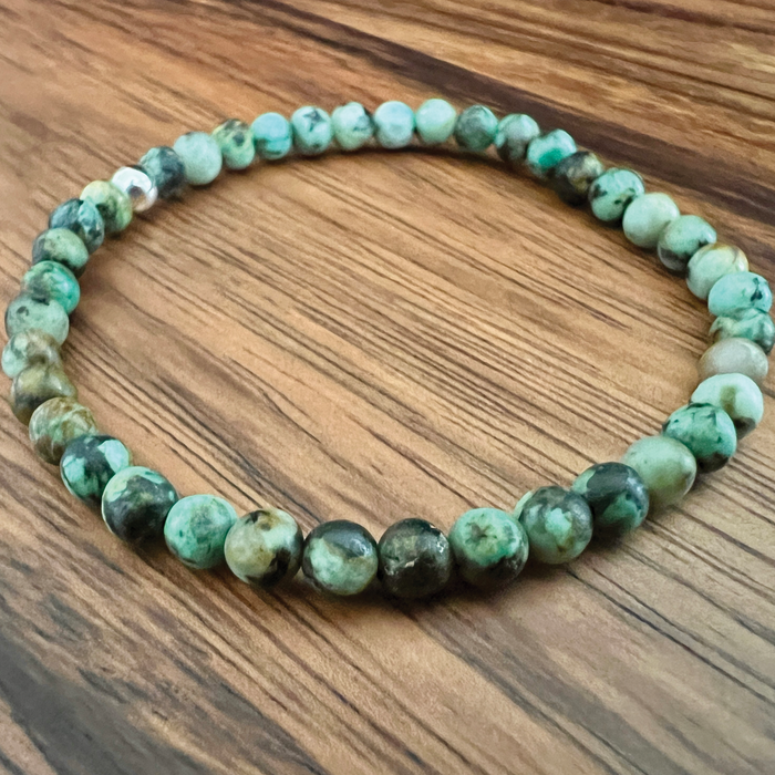 Earth Spirit - African Turquoise Chakra Bracelet