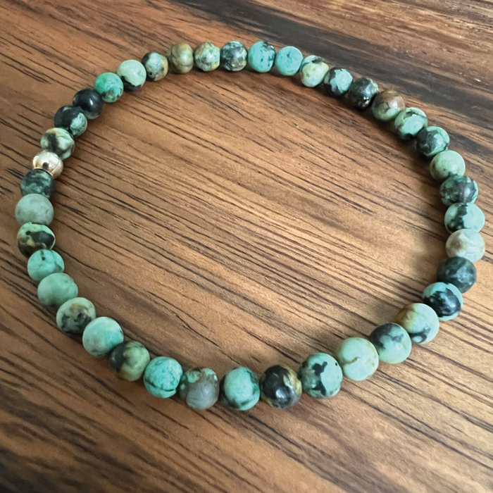 Earth Spirit - African Turquoise Chakra Bracelet