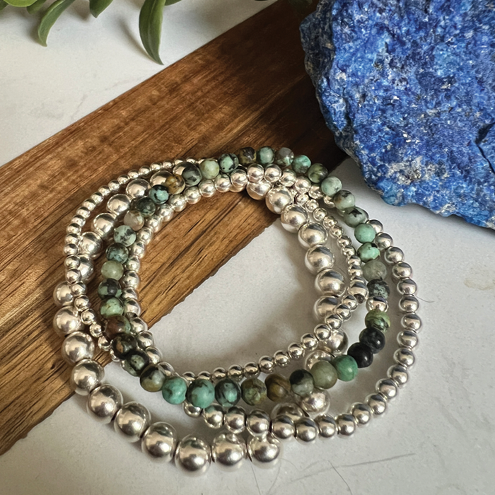 Earth Spirit - African Turquoise Chakra Bracelet