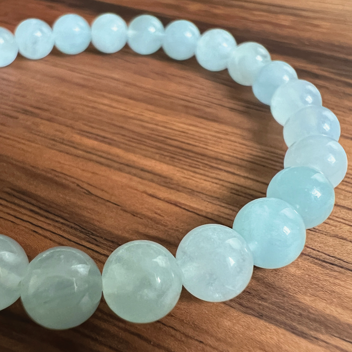 Ocean Serenity - Aquamarine Chakra Bracelet