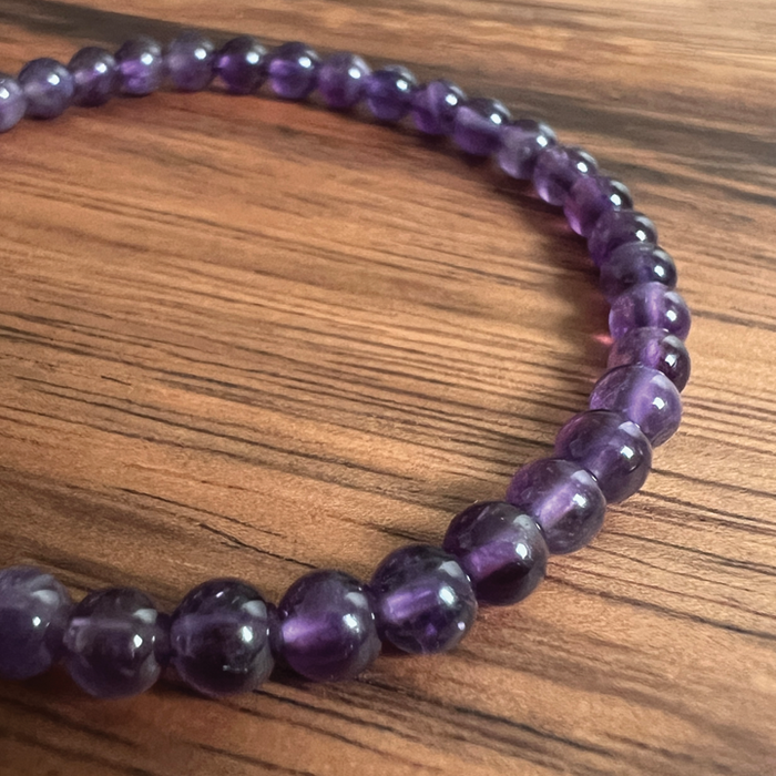 Quiet Mind - Deep Amethyst Chakra Bracelet