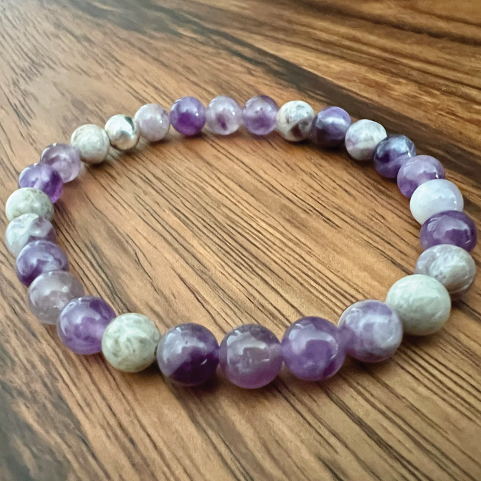 Spirit Bloom - Flower Amethyst Chakra Bracelet