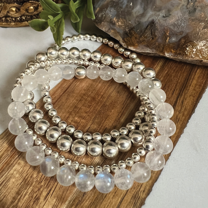 Lunar Wisdom - Moonstone Chakra Bracelet