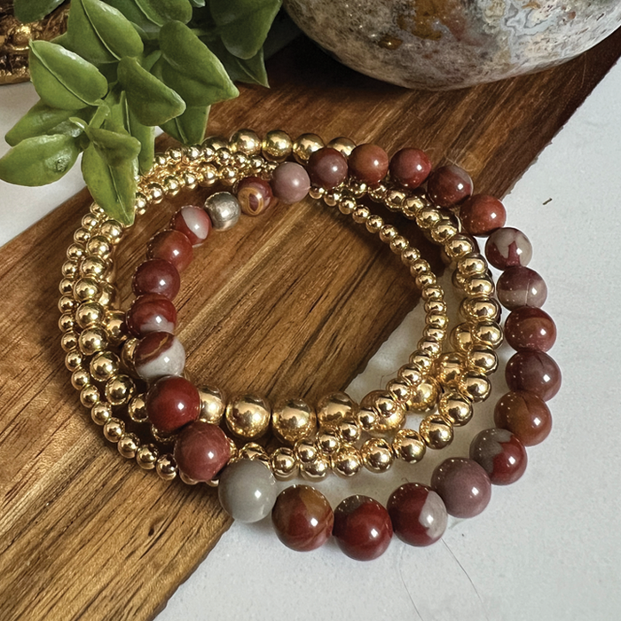 Rooted Power - Red Jasper Chakra Bracelet