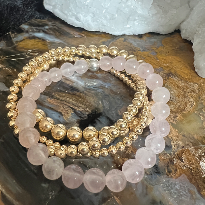 Pure Love - Rose Quartz Chakra Bracelet
