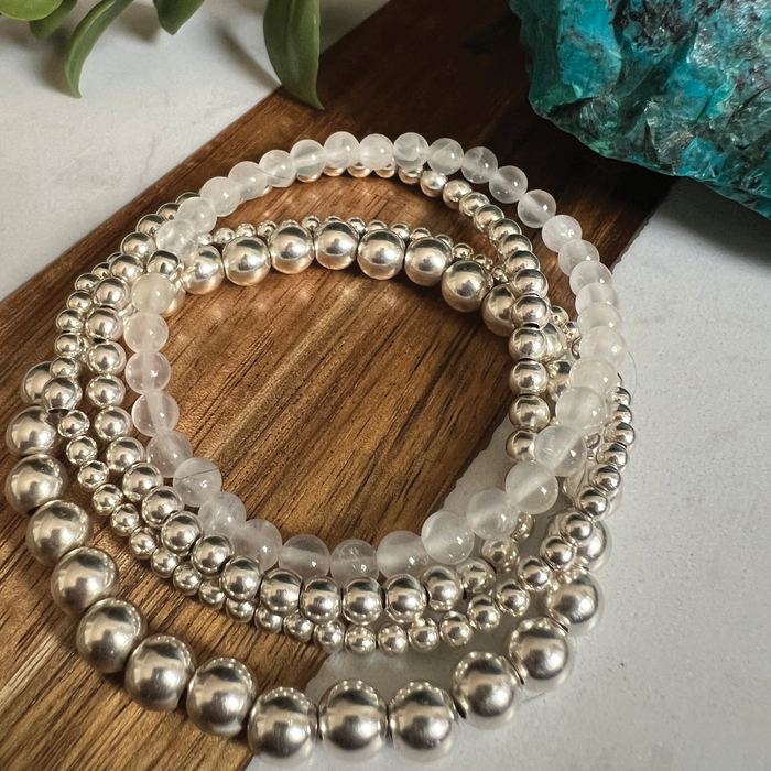 Pure Light - Selenite Chakra Bracelet