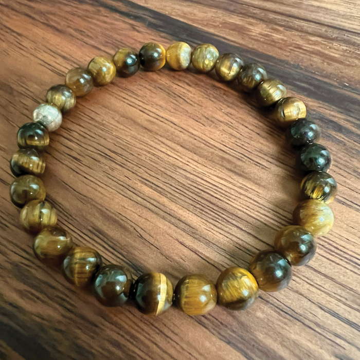 Courageous Energy - Tigers Eye Chakra Bracelet
