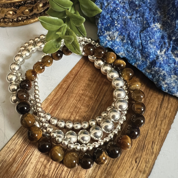 Courageous Energy - Tigers Eye Chakra Bracelet