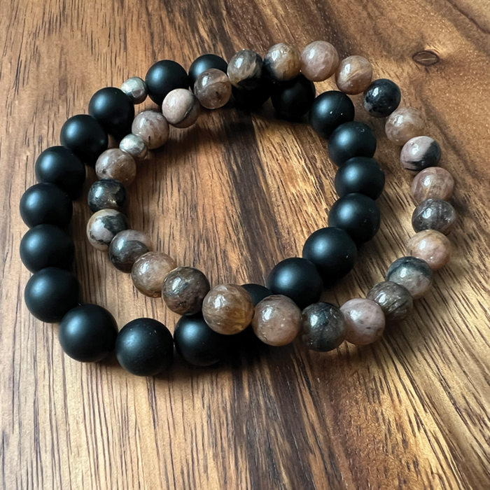 Protective Guardian – 10mm Onyx King's Chakra Bracelet