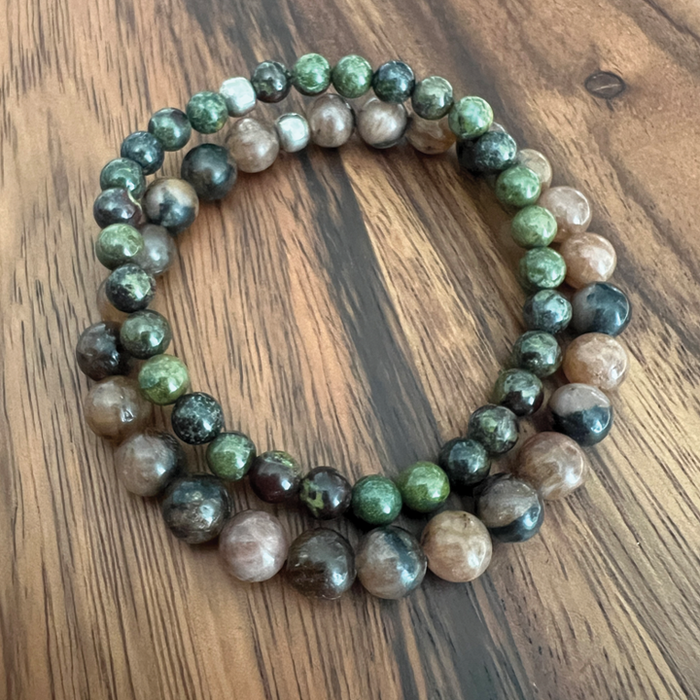 Sure Balance – Andalucite Cross Stone King's Chakra Bracelet