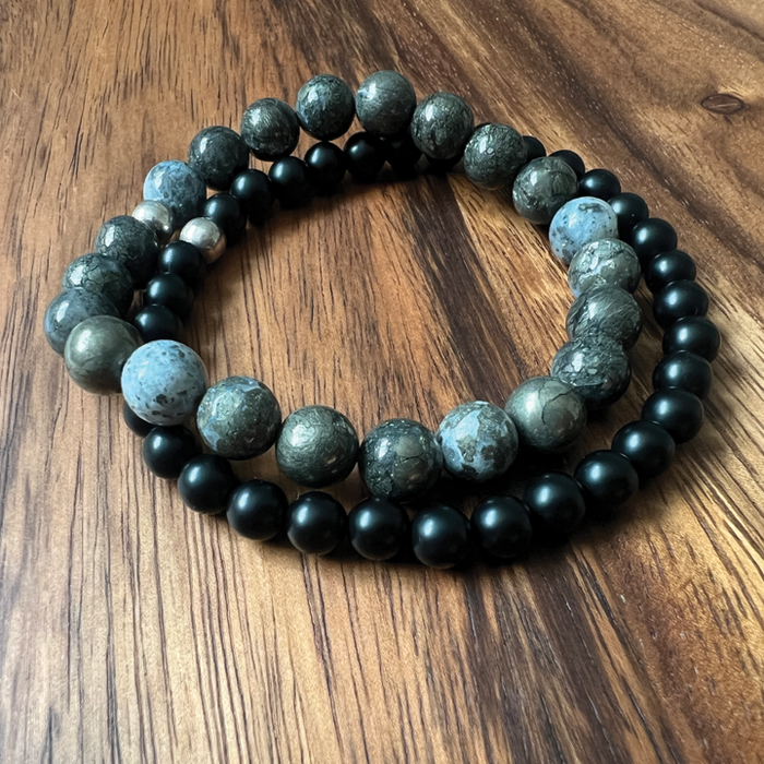 Earth Adventure – Marcasite Agate King's Chakra Bracelet