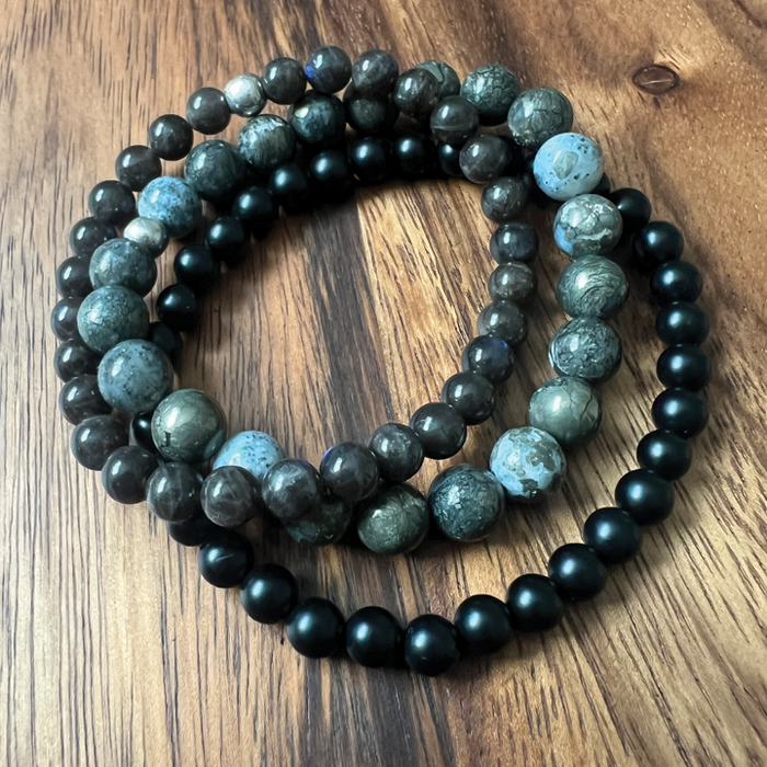 Protective Guardian – 6mm Onyx King's Chakra Bracelet
