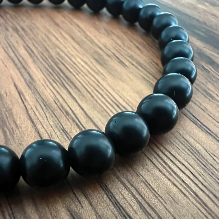 Protective Guardian – 6mm Onyx King's Chakra Bracelet
