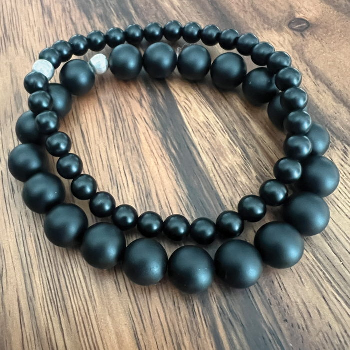 Protective Guardian – 6mm Onyx King's Chakra Bracelet