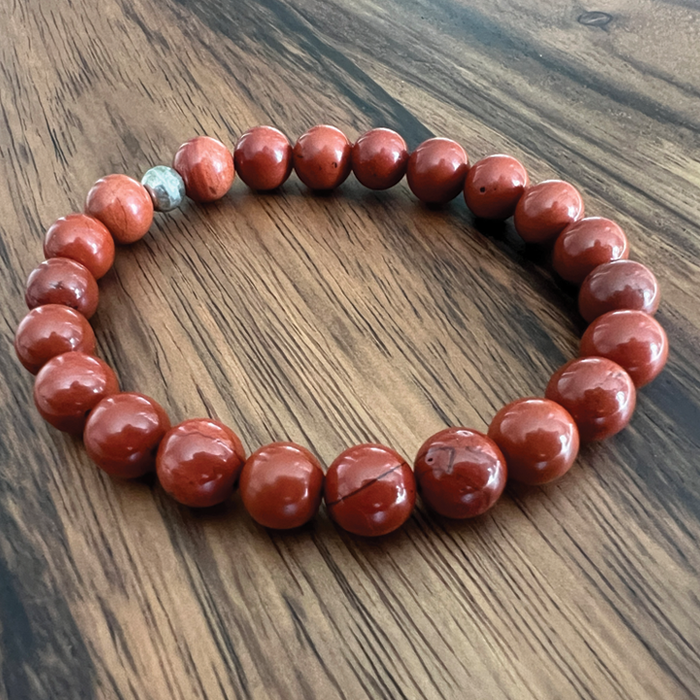 Rooted Power – Red Jasper King's Chakra Bracelet